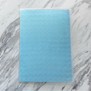 Craftwell Teresa Collins Dotted Chevron Huge A4 Embossing Folder